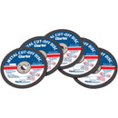 Clarke 3120159 CAT145 3Ó Pack Of 5 Metal Cutting Discs