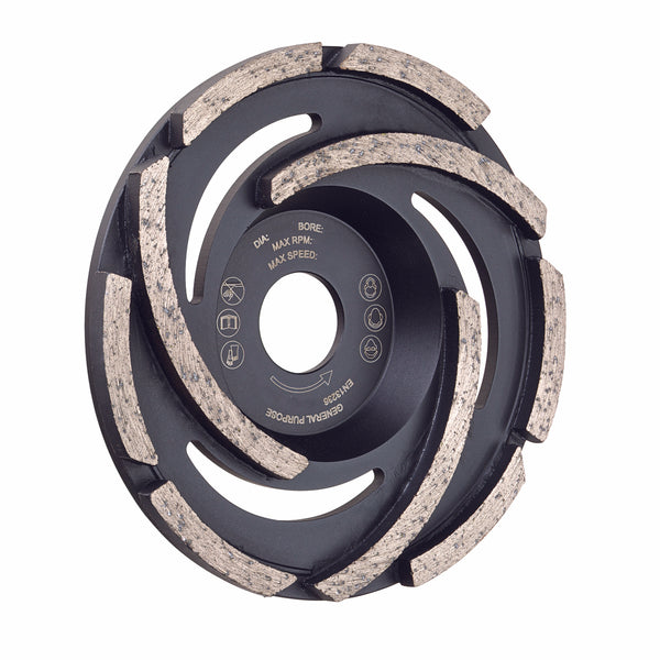 OX Tools OX-PFC115/22 Spectrum Ultimate Fan Cup Grinding Disc - 115/22.23mm