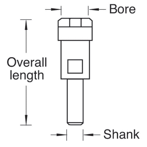 Trend Tools CE/1212 Collet Extension 12Mm Shank 12Mm Collet