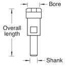 Trend Tools CE/8635 Collet Extension 8Mm Shank 1/4" Collet