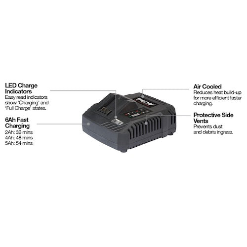 Trend Tools T18S/CH6A T18S Fast Charger (240V) - Uk & Irl Sale Only