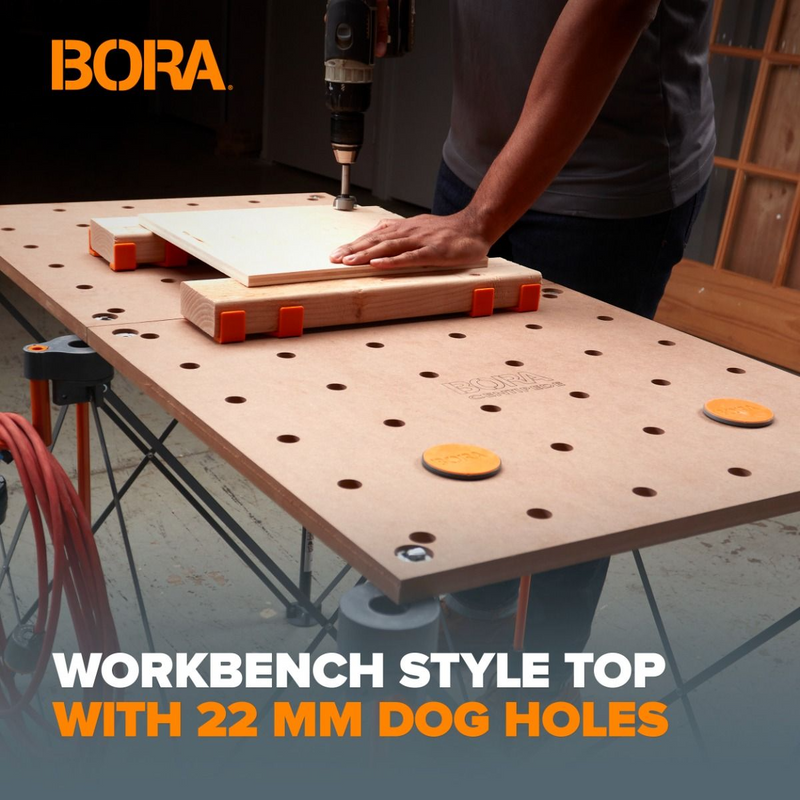 BORA CK22TM Centipede Table Top - Pair - 20mm Dog Holes