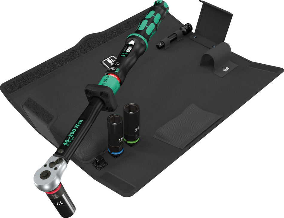 Wera 05075790001 Click-Torque Lock C 3 car wheel change set 1, 6 pieces