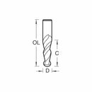 Trend Tools CNC/504X8STC Tapered Ball 2Mm Radius