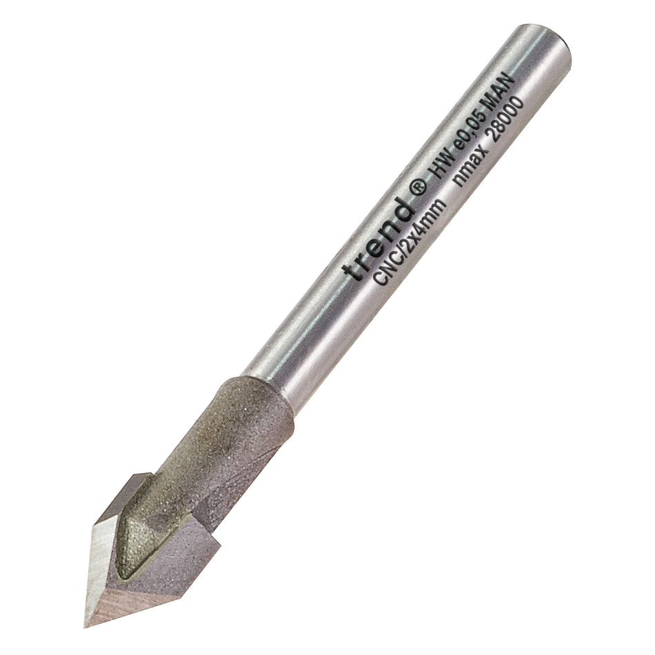 Trend Tools CNCM/2X4MMTC 60 Deg V Groove 6.3Mm Wood 4635V060