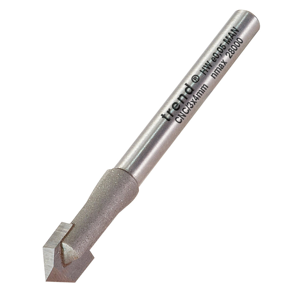 Trend Tools CNCM/3X4MMTC 90 Deg V Groove 6.3Mm Wood 4635V090
