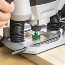 Trend Tools C032CX1/4TC Trend Craftpro 1/4In Shank Two Flute Straight Router Cutter Bit 24Mm Dia X 19Mm Cut Depth