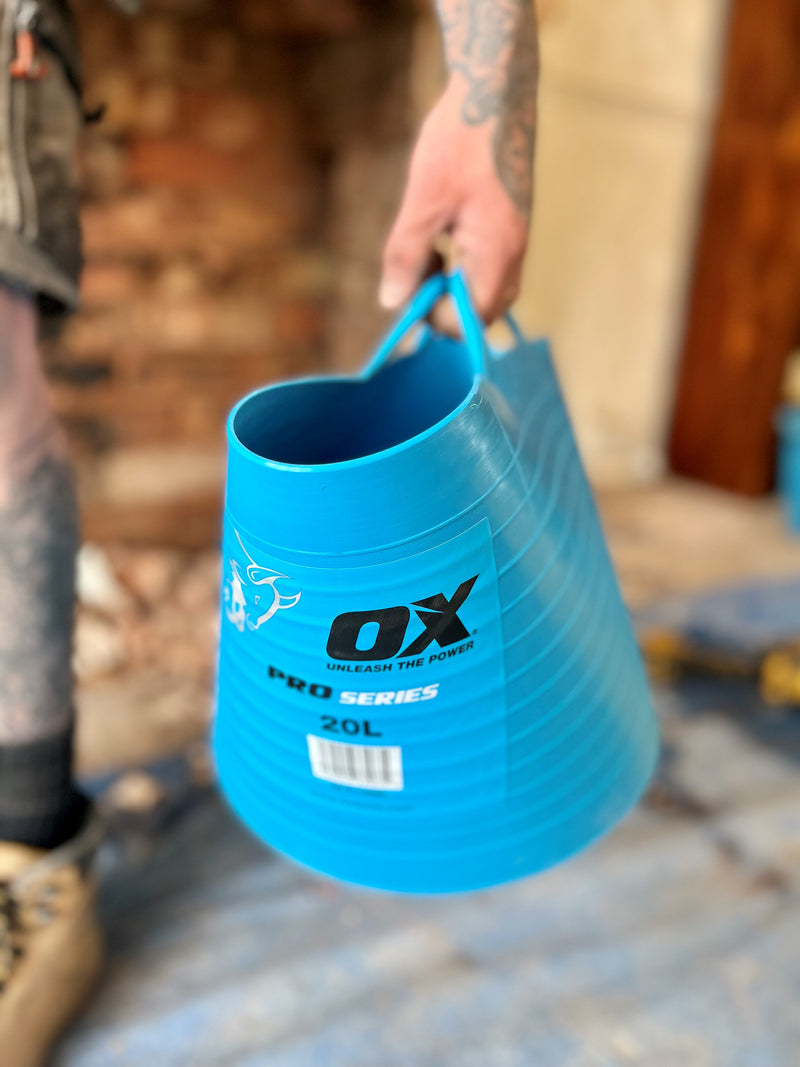 OX Tools OX-P110620 Pro Heavy Duty 20L Flexi Tub