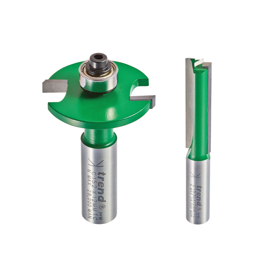 Trend Tools CR/KFP/3X12MM Kitchen Fitters Pack Three Metric Shank 12Mm
