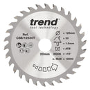 Trend Tools CSB/12530T Trend Wood Cordless Circular Saw Blade 125Mm X 20Mm X 30T