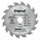 Trend Tools CSB/13616TA Trend Wood Cordless Circular Saw Blade 136Mm X 20Mm X 16T