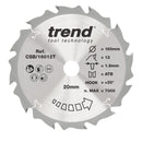 Trend Tools CSB/16012T Trend Wood Cordless Circular Saw Blade 160Mm X 20Mm X 12T