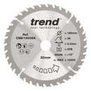Trend Tools CSB/16036A Trend Wood Circular Saw Blade 160Mm X 20Mm X 36T