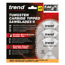 Trend Tools CSB/160/3PK Trend Wood Circular Saw Blade 160Mm X 20Mm X 48T, 3 Pack
