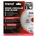 Trend Tools CSB/16536T Trend Wood Cordless Circular Saw Blade 165Mm X 20Mm X 36T