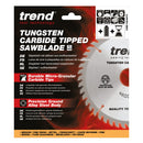 Trend Tools CSB/16548TC Trend Wood Cordless Circular Saw Blade 165Mm X 15.88Mm X 48T