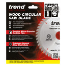 Trend Tools CSB/16552T Trend Wood Cordless Circular Saw Blade 165Mm X 20Mm X 52T
