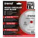 Trend Tools CSB/16828T Trend Wood Cordless Circular Saw Blade 168Mm X 20Mm X 28T