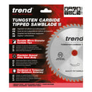 Trend Tools CSB/17024 Trend Wood Circular Saw Blade 170Mm X 16Mm X 24T