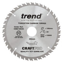 Trend Tools CSB/18030 Trend Wood Circular Saw Blade 180Mm X 30Mm X 30T