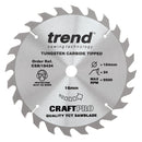 Trend Tools CSB/18424 Trend Wood Circular Saw Blade 184Mm X 16Mm X 24T