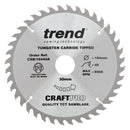 Trend Tools CSB/18440A Trend Wood Circular Saw Blade 184Mm X 30Mm X 40T