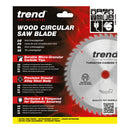 Trend Tools CSB/18458 Trend Wood Circular Saw Blade 184Mm X 30Mm X 58T