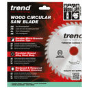 Trend Tools CSB/19018TB Trend Wood Cordless Circular Saw Blade 190Mm X 30Mm X 18T