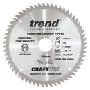 Trend Tools CSB/19060TC Trend Wood Cordless Atbr Circular Saw Blade 190Mm X 30Mm X 60T