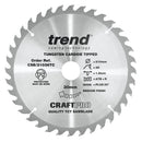 Trend Tools CSB/21036TC Trend Wood Cordless Atbr Circular Saw Blade 210Mm X 30Mm X 36T
