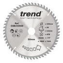 Trend Tools CSB/23556 Trend Wood Circular Saw Blade 235Mm X 30Mm X 56T