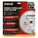 Trend Tools CSB/25060 Trend Wood Circular Saw Blade 250Mm X 30Mm X 60T