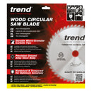 Trend Tools CSB/26080 Trend Wood Circular Saw Blade 260Mm X 30Mm X 80T