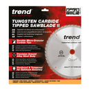 Trend Tools CSB/31572 Trend Wood Circular Saw Blade 315Mm X 30Mm X 72T