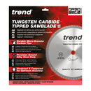 Trend Tools CSB/35064 Trend Wood Circular Saw Blade 350Mm X 30Mm X 64T