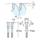 Trend Tools CSB/AP21072 Trend Aluminium/Plastic Circular Saw Blade 210Mm X 30Mm X 72T
