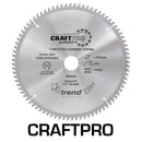 Trend Tools CSB/AP18458A Trend Aluminium/Plastic Circular Saw Blade 184Mm X 30Mm X 58T