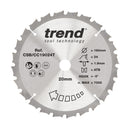 Trend Tools CSB/CC19024T Trend Wood Cordless Mitre Saw Blade 190Mm X 20Mm X 24T