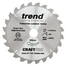Trend Tools CSB/CC21624 Trend Wood Mitre Saw Blade 216Mm X 30Mm X 24T