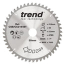 Trend Tools CSB/CC21648T Trend Wood Cordless Atbr Mitre Saw Blade 216Mm X 30Mm X 48T