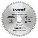 Trend Tools CSB/CC21660 Trend Wood Mitre Saw Blade 216Mm X 30Mm X 60T