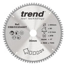 Trend Tools CSB/CC25480T Trend Wood Cordless Mitre Saw Blade 254Mm X 30Mm X 80T