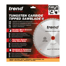 Trend Tools CSB/CC30560T Trend Wood Cordless Atbr Mitre Saw Blade 305Mm X 30Mm X 60T