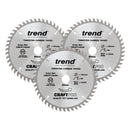 Trend Tools CSB/PT160/3PK Trend Laminate/Hpl Circular Saw Blade 160Mm X 20Mm X 48T, 3 Pack