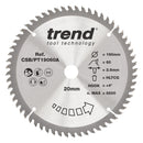Trend Tools CSB/PT19060A Trend Laminate/Hpl Circular Saw Blade 190Mm X 20Mm X 60T