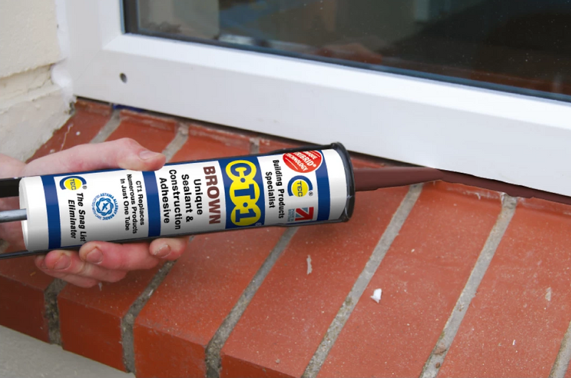 CT1 Brown Sealant & Adhesive Tribrid Multi-purpose Sealant, 290ml 1/2/3/6/12 Pack