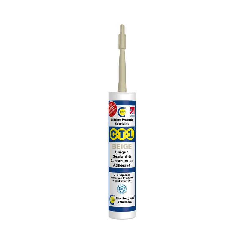 CT1 Beige Sealant & Adhesive Tribrid Multi-purpose Sealant, 290ml 1/2/3/6/12 Pack