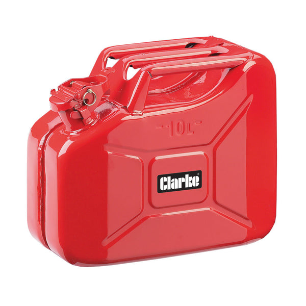 Clarke 7649995 JC10LS 10 Litre Fuel Can (Red)
