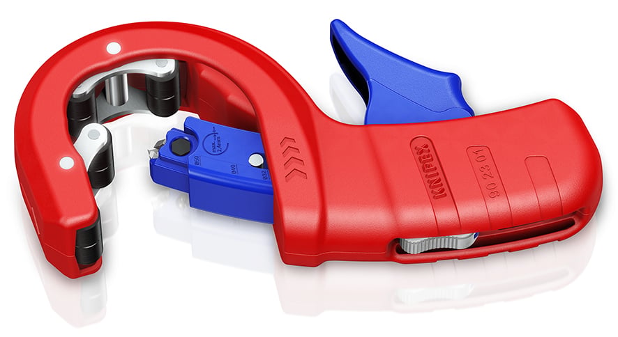 KNIPEX 90 23 01 BK DP50 Pipe Cutter for plastic drain pipes