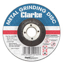 Clarke 6470700 100mm Metal Grinding Disc